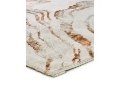 Alfombra interior - abstracto con relieve - beige / caldera - 192 x 290 cm - KEOPS Beige / Cobrizo Sale