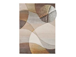 Alfombra De Salón-Alfombra interior - abstracto - - 140 x 200 cm - BADET Terracota / Beige