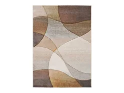 Alfombra De Salón-Alfombra interior - abstracto - - 140 x 200 cm - BADET Terracota / Beige