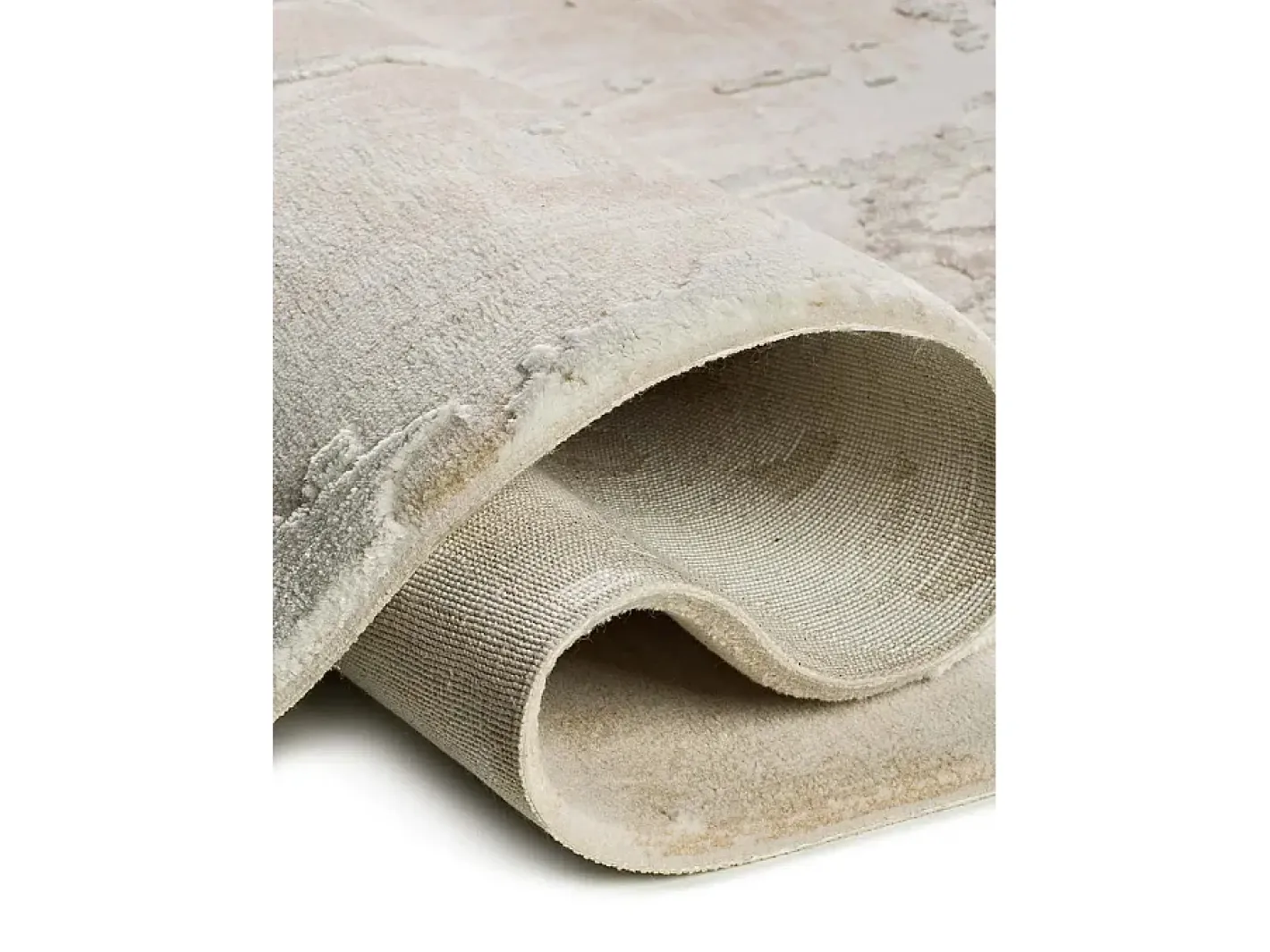 Alfombra interior - efecto marmol con relieve - - 154 x 230 cm - ORIS Beige