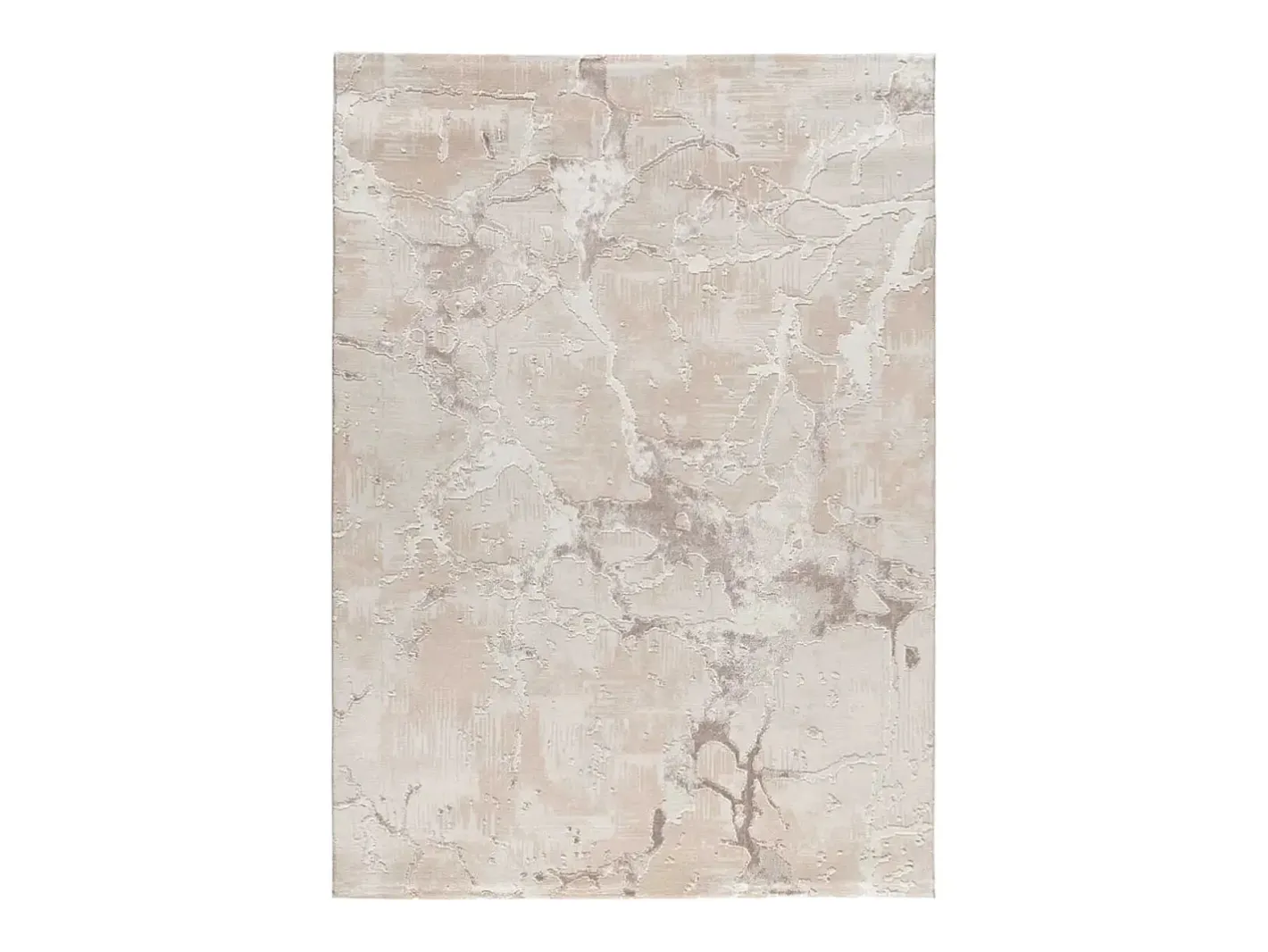 Alfombra interior - efecto marmol con relieve - - 154 x 230 cm - ORIS Beige