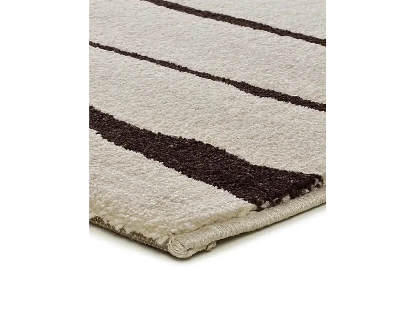 Alfombra interior - moderno - blanco / negro - 200 x 290 cm - RETRO Negro / Blanco Sale