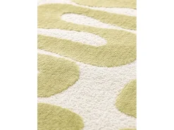Alfombra interior - moderno - verde - 160 x 230 cm - FLASHY Verde / Blanco Outlet
