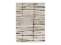 Alfombra De Salón-Alfombra interior - moderno - blanco / negro - 160 x 230 cm - RETRO Negro / Blanco