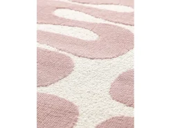 Alfombra De Salón-Alfombra interior - moderno - rosa - 160 x 230 cm - FLASHY Rosa / Blanco