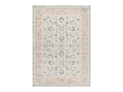 Alfombra De Salón-Alfombra interior - vintage con relieve - multicolor - 192 x 290 cm - KEOPS Beige / Multicolor