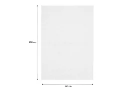 Online Sweeek Alfombra interior borreguito efecto jaspeado Crema