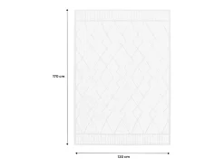 Outlet Sweeek Alfombra interior con motivo étnico bereber, y crema Beige