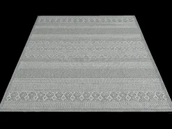 the carpet Alfombra interior exterior moderna - Gris - 200 x 280 cm - CALGARY Multicolor Discount