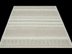 Outlet the carpet Alfombra interior exterior moderna - Beige - 67 x 180 cm - CALGARY Color natural oscuro