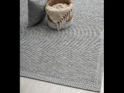 the carpet Alfombra De Exterior-Alfombra interior exterior diseño - Gris - 160 x 220 cm - CALGARY Gris claro