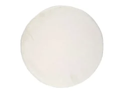 Alfombra interior redonda - shaggy uni - - diam.120 cm - FOX Blanco Outlet