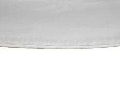 Alfombra interior redonda - shaggy uni - - diam.120 cm - FOX Blanco Outlet