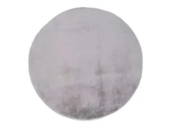 Online Alfombra interior redonda - shaggy uni - plata - diam.120 cm - FOX Plateado
