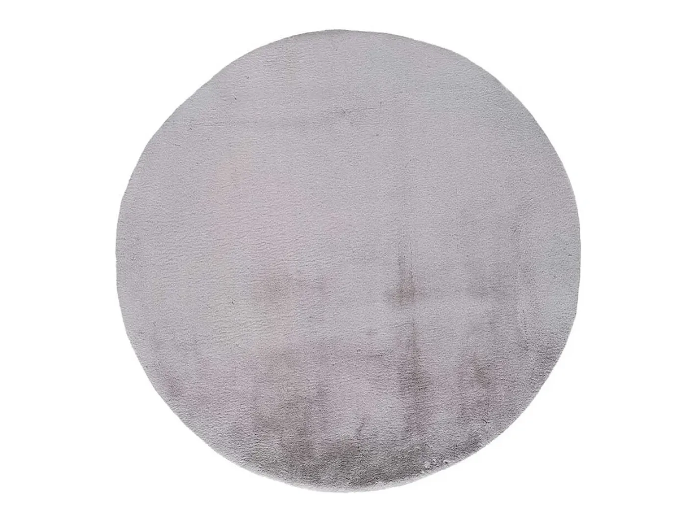Online Alfombra interior redonda - shaggy uni - plata - diam.120 cm - FOX Plateado