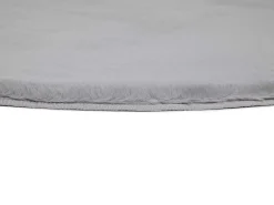 Online Alfombra interior redonda - shaggy uni - plata - diam.120 cm - FOX Plateado