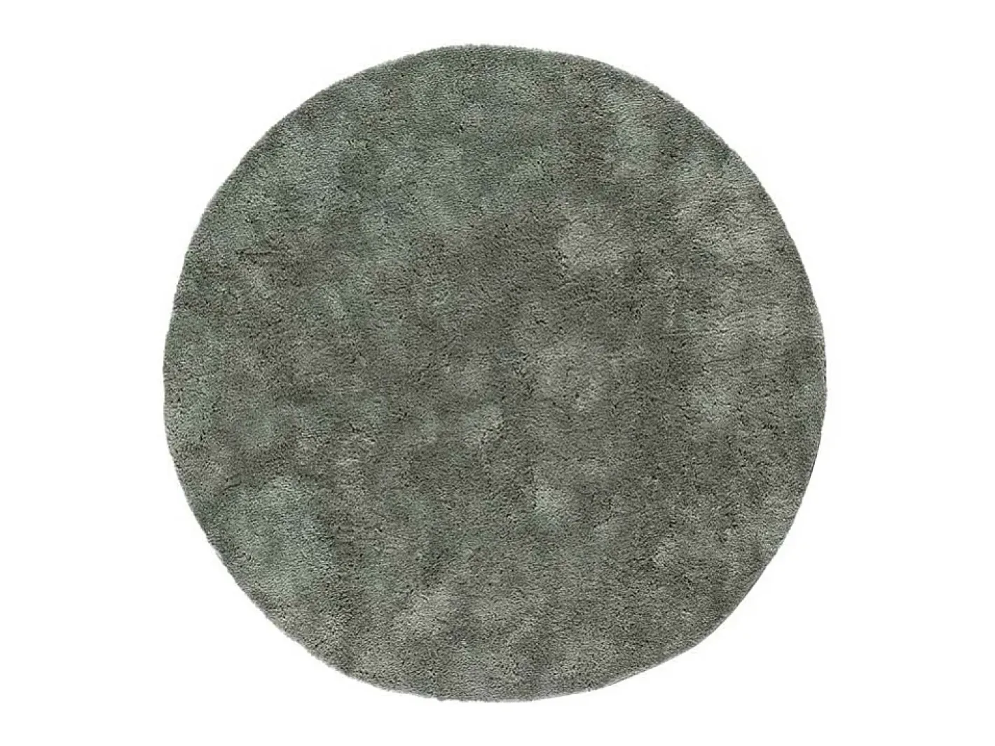 Sale Alfombra interior redonda - shaggy uni - antracita - diam.120 cm - ROMA Gris antracita
