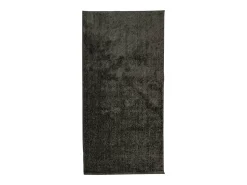 Alfombra De Cocina-Alfombra ISTAN de pelo largo, aspecto antracita brillante, 100x200 cm Gris