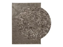 Alfombra De Cocina-Alfombra ISTAN de pelo largo, aspecto brillante, 140x200 cm Gris