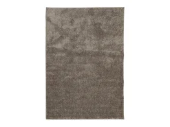 Alfombra De Cocina-Alfombra ISTAN de pelo largo, aspecto brillante, 140x200 cm Gris