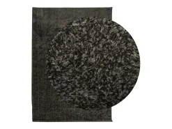 Hot Alfombra ISTAN de pelo largo, aspecto antracita brillante, 140x200 cm Gris