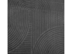 Alfombra IZA de pelo corto de estilo escandinavo en color antracita 240x340 cm Gris Hot