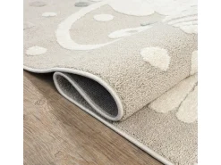 the carpet Alfombra Jungle Kids Habitación Infantil 3D Resistente - - 140x200 cm Beige Outlet