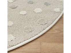 the carpet Alfombra Jungle Kids Habitación Infantil 3D Resistente - - 120 cm Redonda Beige Hot