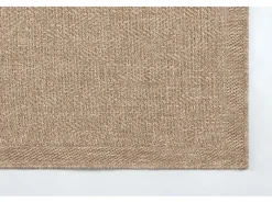 Sale the carpet Alfombra Kansas Exterior Interior Aspecto Yute básico Resistente intemperie - Naturaleza - 120 cm, redondo Color natural claro