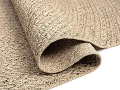 New the carpet Alfombra Kansas Exterior Interior Aspecto Yute Resistente intemperie - Naturaleza - 200 x 290 cm Color natural claro
