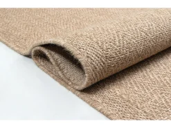 the carpet Alfombra Kansas Exterior Interior Aspecto Yute básico Resistente intemperie - Naturaleza - 200 x 290 cm Color natural claro Outlet