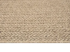the carpet Alfombra De Exterior-Alfombra Kansas Exterior Interior Aspecto Yute Resistente intemperie liso - Naturaleza - 60 x 90 cm Color natural claro