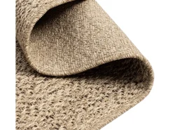 the carpet Alfombra De Exterior-Alfombra Kansas Exterior Interior Aspecto Yute Resistente intemperie liso - Naturaleza - 60 x 90 cm Color natural claro