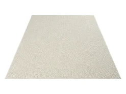 the carpet Alfombra De Exterior-Alfombra Kansas Exterior Interior Aspecto Yute Resistente intemperie - - 60 x 180 cm Crema