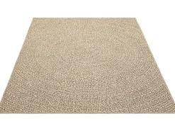 the carpet Alfombra Kansas Exterior Interior Aspecto Yute Resistente intemperie - Naturaleza - 240 x 340 cm Color natural claro