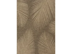Discount the carpet Alfombra Kansas Exterior Interior Aspecto Yute Palma Resistente intemperie - Naturaleza - 120 x 170 cm Color natural claro