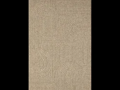 Best the carpet Alfombra Kansas Exterior Interior Aspecto Yute Resistente intemperie - Naturaleza - 120 x 170 cm Color natural claro