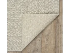 Clearance the carpet Alfombra Kansas Exterior Interior Aspecto Yute Resistente intemperie liso - - 140 x 200 cm Crema