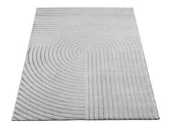 Best the carpet Alfombra Knight 3D Brillante Moderno, , 200 x 290 cm Gris