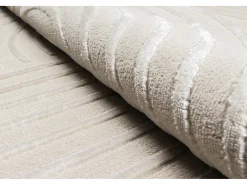 the carpet Alfombra Knight 3D Brillante Moderno, , 120 x 170 cm Beige