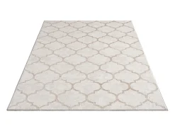 the carpet Alfombra Knight 3D Brillante Marroquí Diseño, , 200 x 290 cm Beige New