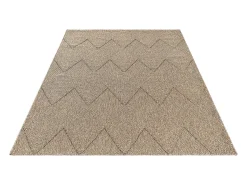 Sale the carpet Alfombra Kos exterior moderna rombos, Naturaleza, 240 x 340 cm Beige