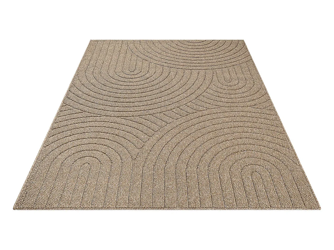 Hot the carpet Alfombra Kos exterior moderna arcos, Naturaleza, 160 x 220 cm Beige