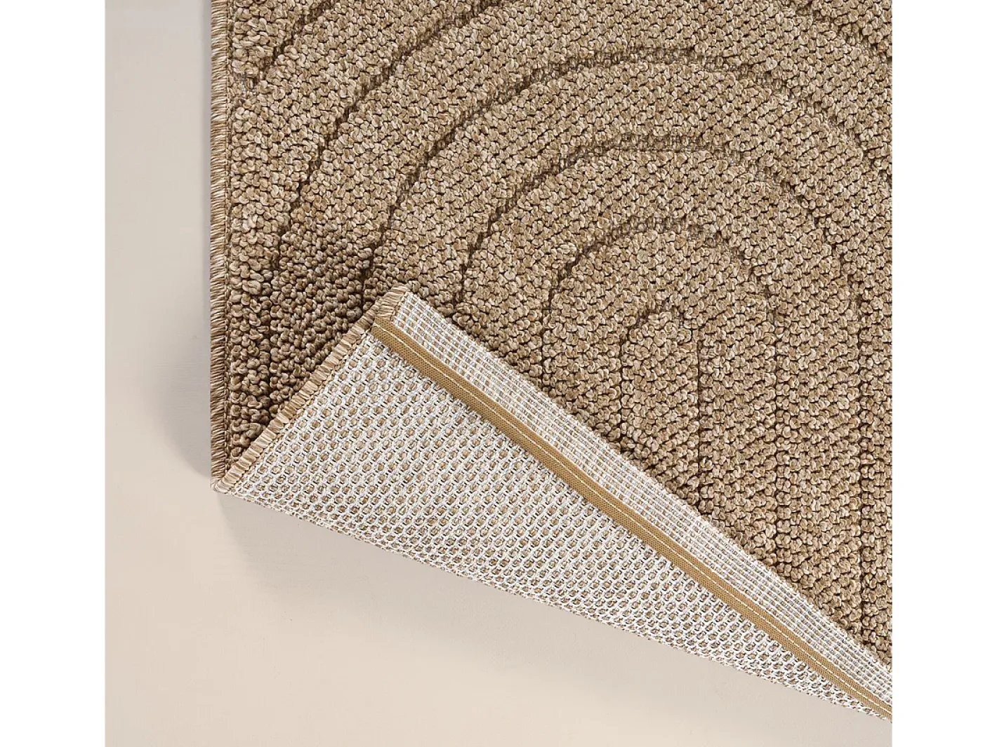 Hot the carpet Alfombra Kos exterior moderna arcos, Naturaleza, 160 x 220 cm Beige