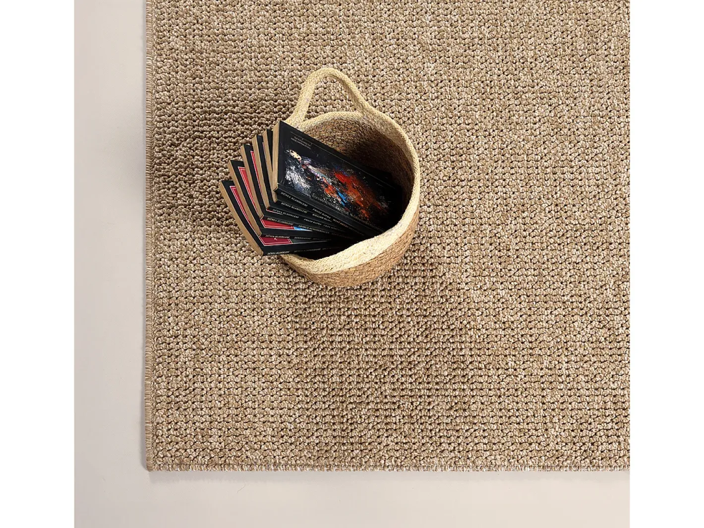 the carpet Alfombra Kos exterior moderna atemporal, Naturaleza, 120 x 160 cm Beige Sale