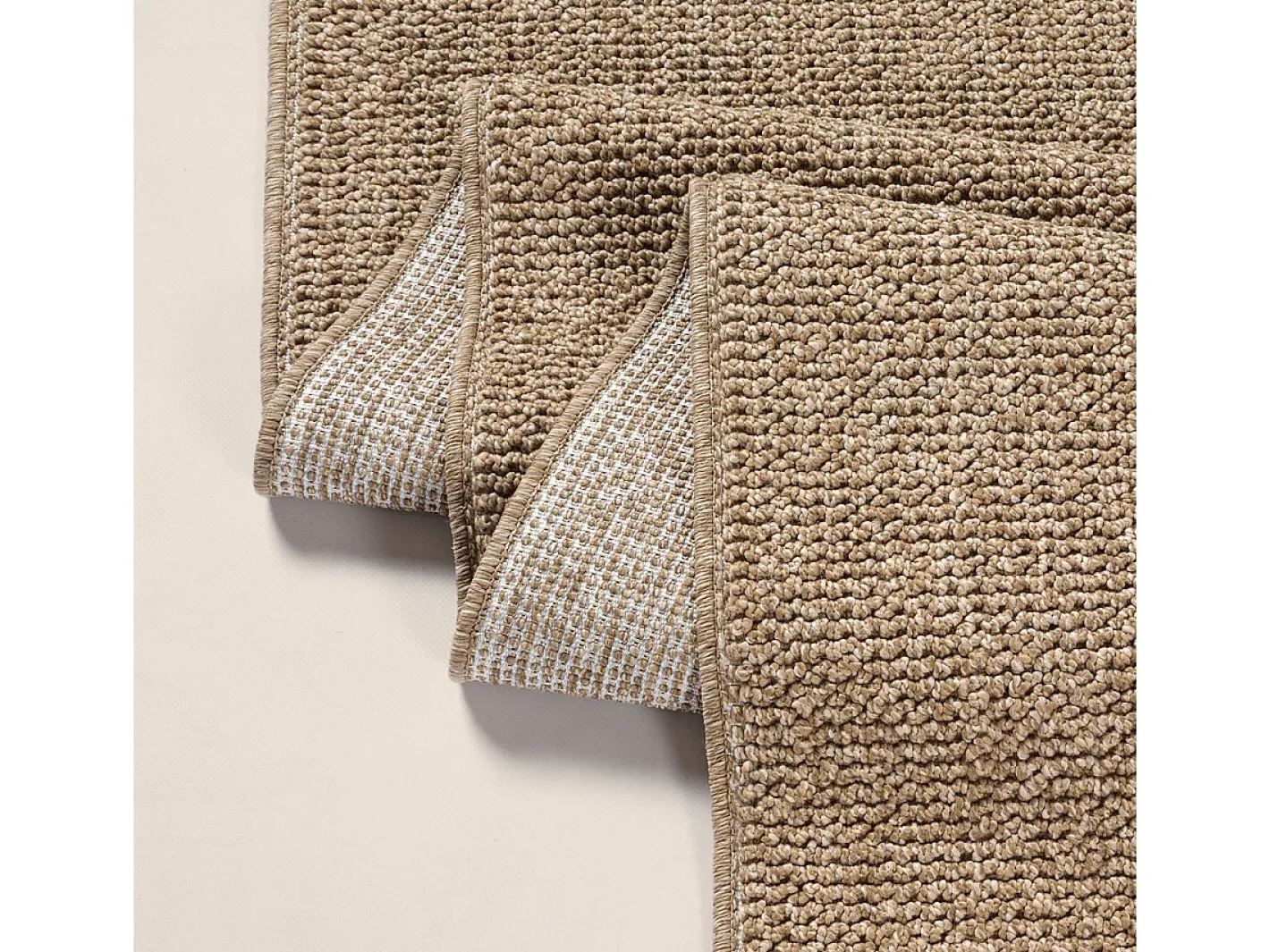 the carpet Alfombra Kos exterior moderna atemporal, Naturaleza, 120 x 160 cm Beige Sale