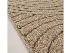 the carpet Alfombra Kos exterior moderna arcos, Naturaleza, 120 x 160 cm Beige