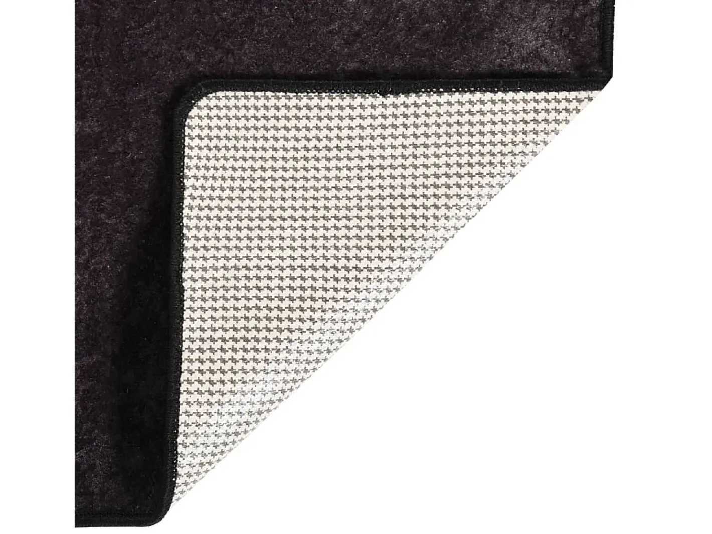 Clicnbuy Alfombra De Salón-Alfombra lavable antideslizante 120x180 cm Gris antracita