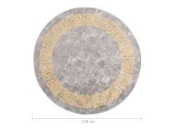 Outlet Clicnbuy Alfombra lavable antideslizante f120 cm Gris