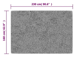 Best Clicnbuy Alfombra lavable antideslizante 160x230 cm Beige